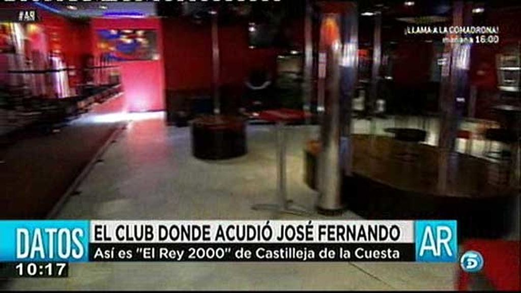Así es el club donde acudió José Fernando