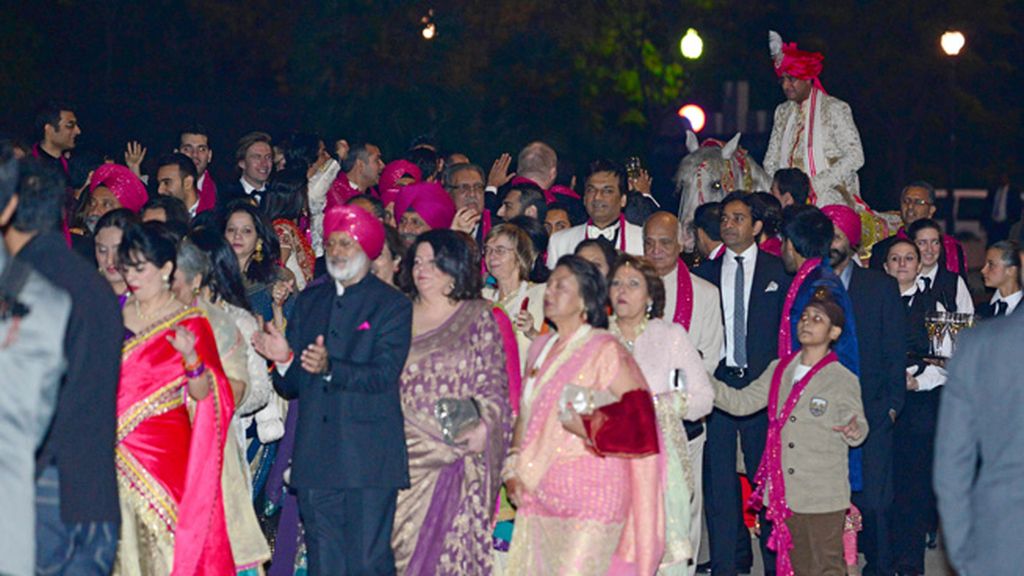 La gran boda india de tres días de Shristi Mittal y Gulraj Behl