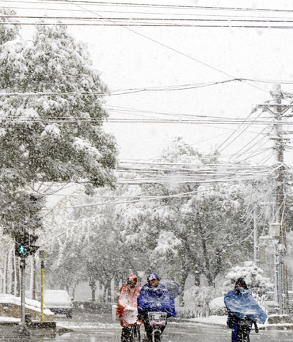 NIEVE CONTRA LA SEQUiA EN CHINA
