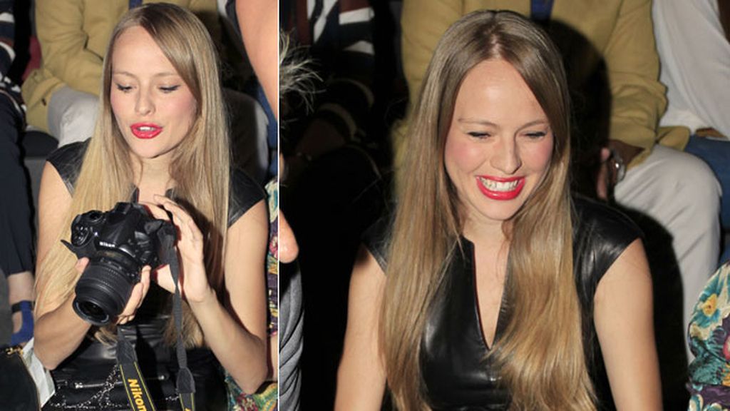 Esmeralda Moya en el desfile de Ion Fiz y Juana Martín