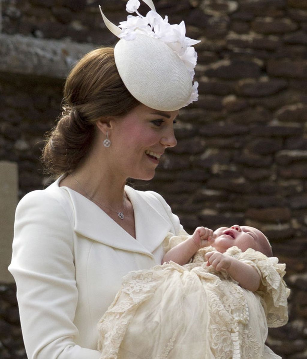 La Duquesa se mostró muy sonriente en su aparición