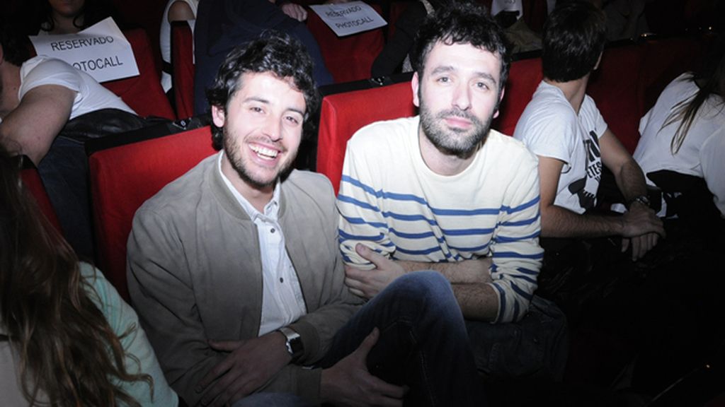 Javier Pereira y el director Rodrigo Sorogoyen