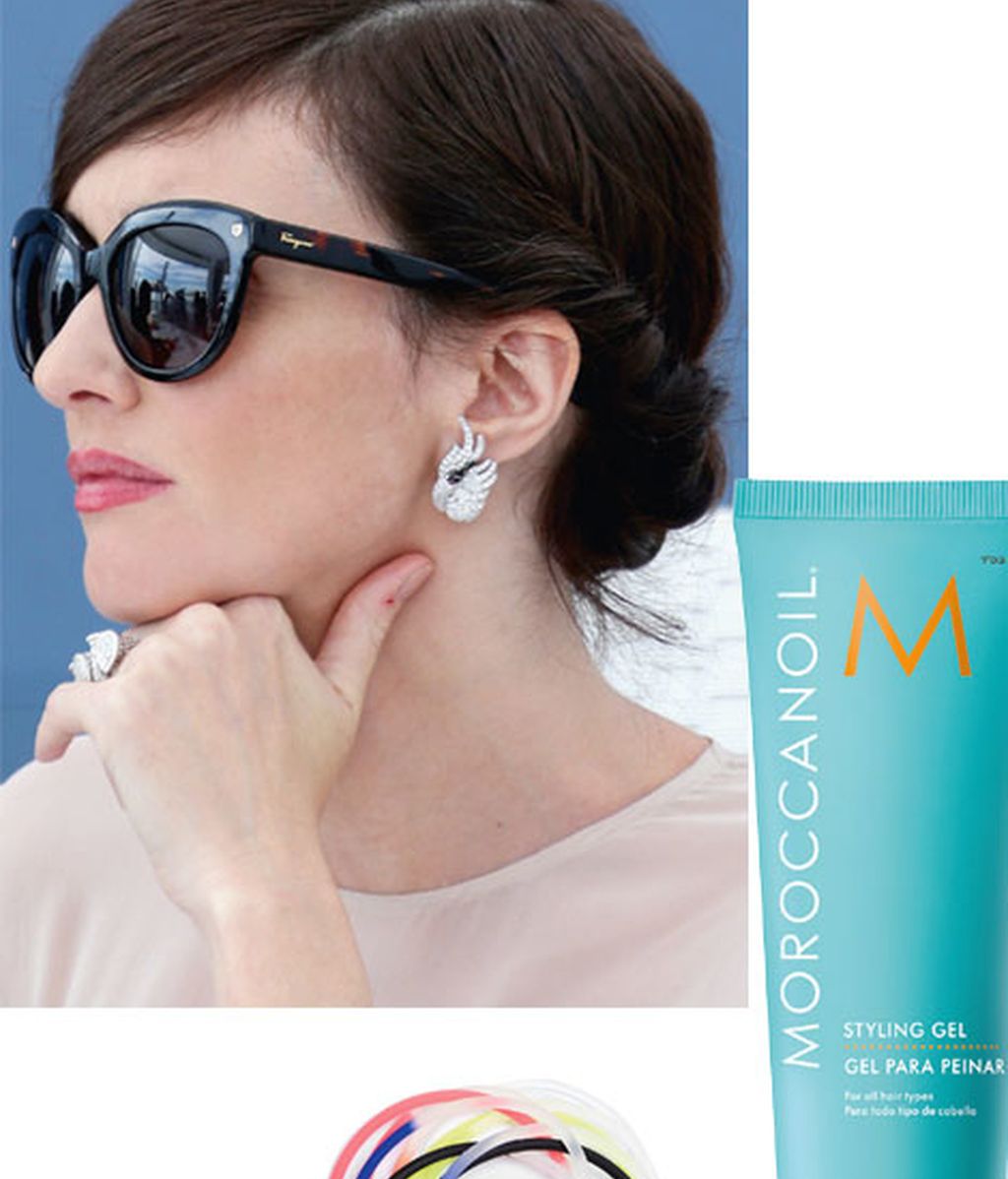 El domingo: recogido trenzado. Paz Vega