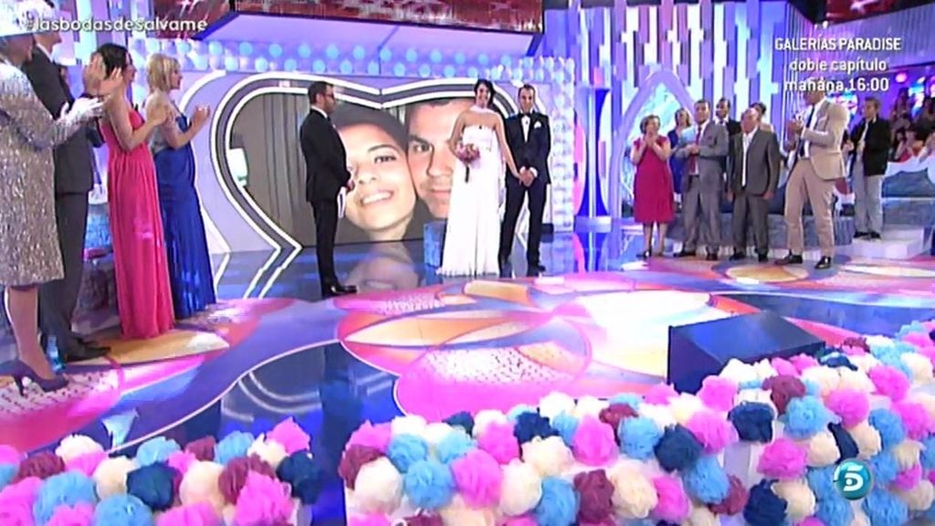 Cristian se emociona al verla tan guapa