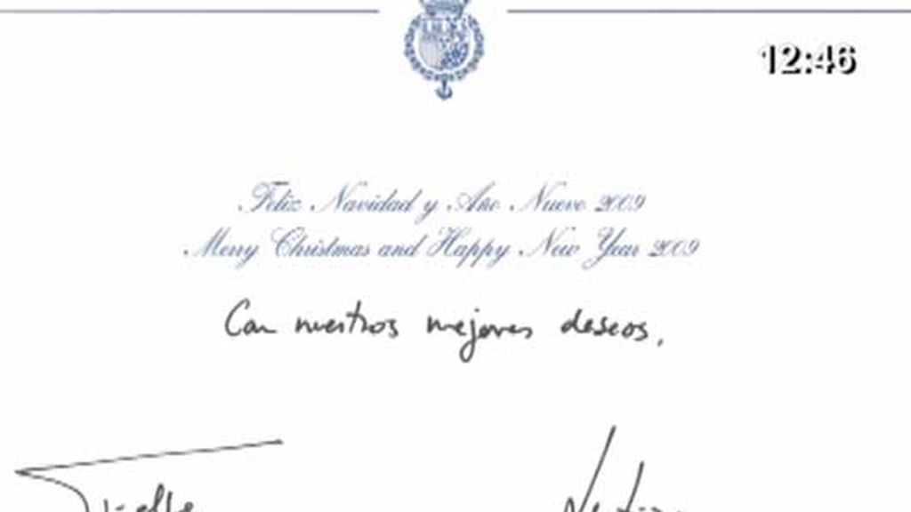 La familia Real nos felicita la Navidad