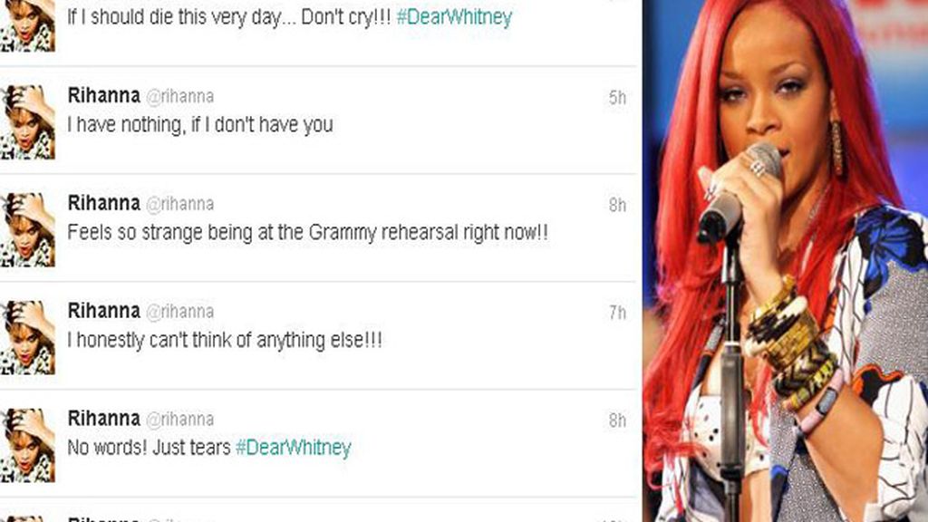 Twitter despide a Whitney Houston