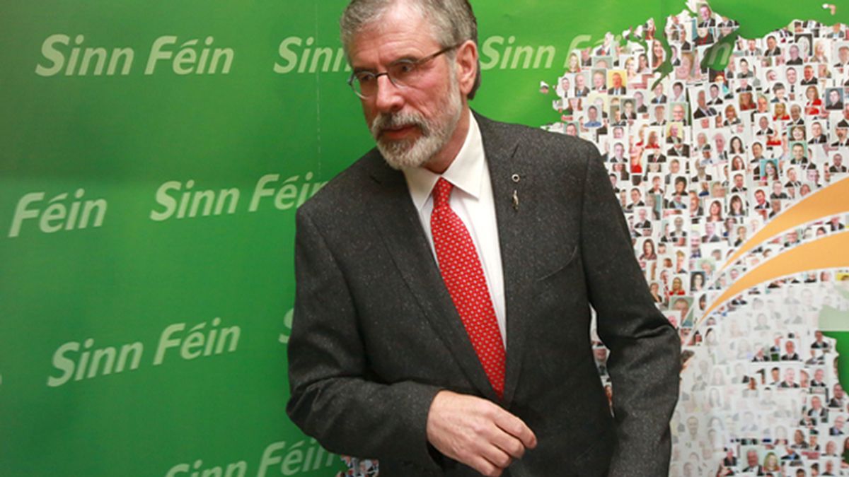 En libertad el presidente del Sinn Féin, Gerry Adams, tras cuatro días bajo custodia policial