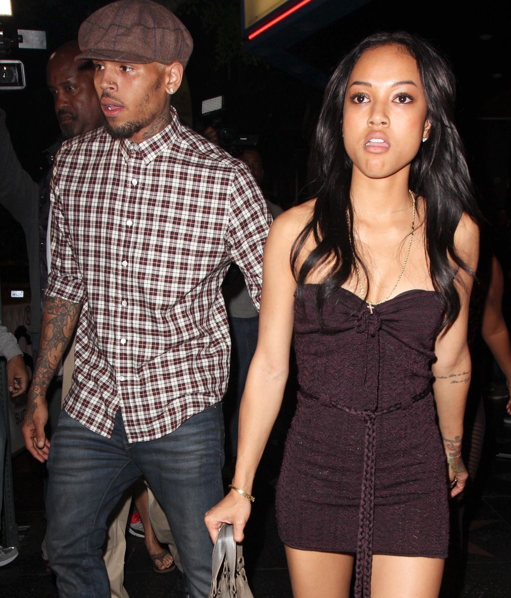 Karrueche Tran y Chris Brown. Foto: Gtres