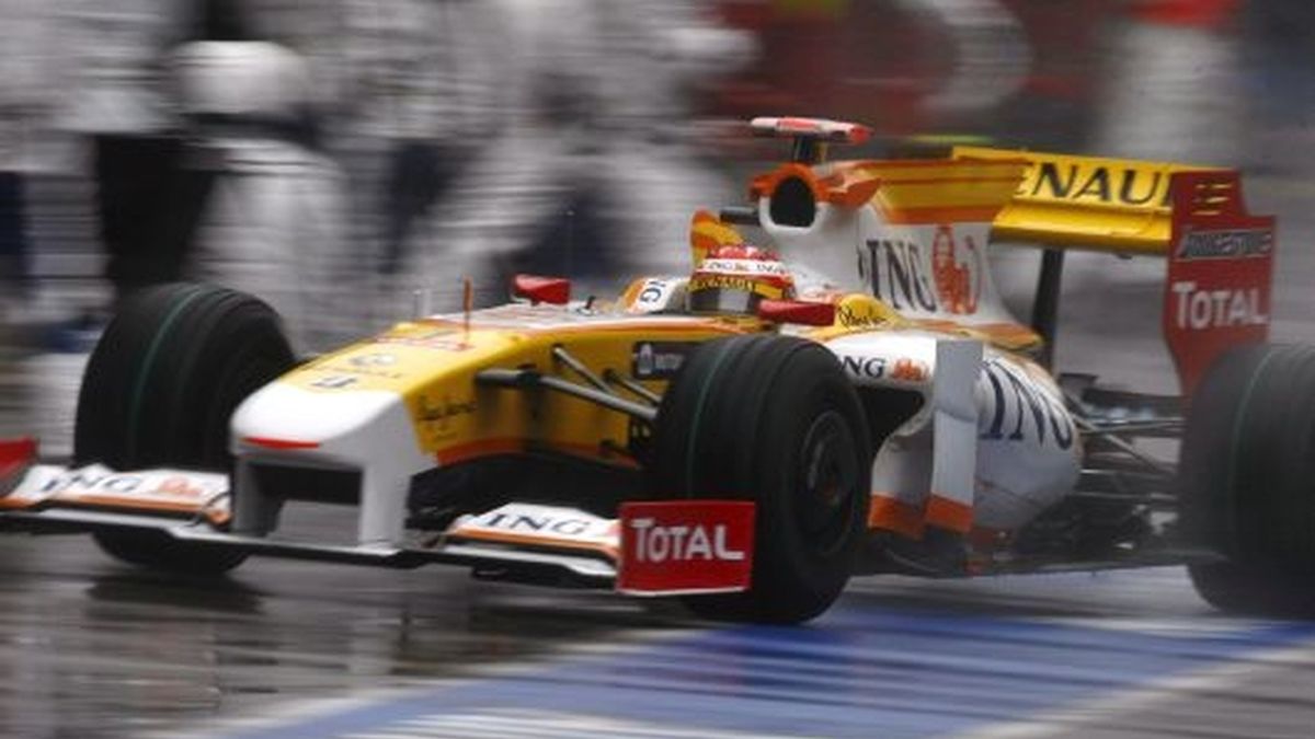 Fernando Alonso, durante el GP de China. FOTO: EFE.