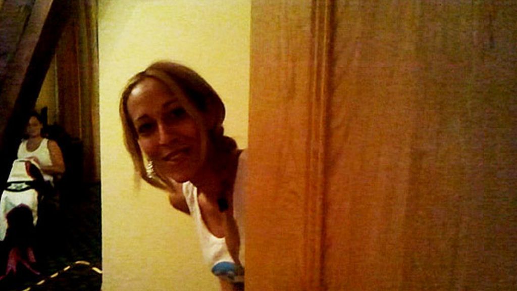 En el hotel de las chicas