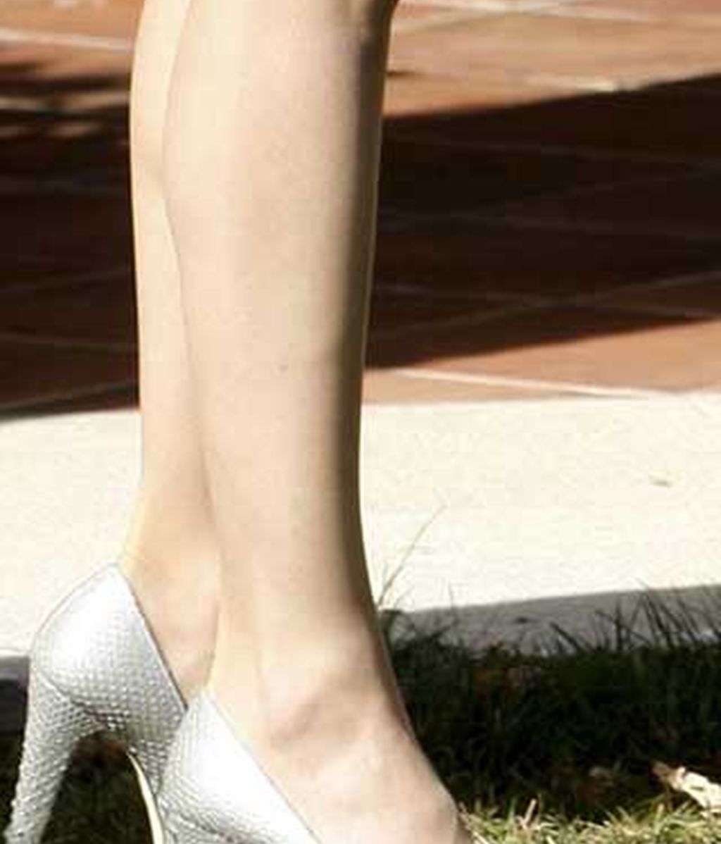 ' Peep toes' de piel de reptil