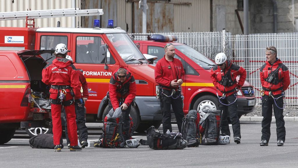 Un dificil rescate de los cuerpos de los fallecidos en el accidente de Germanwings