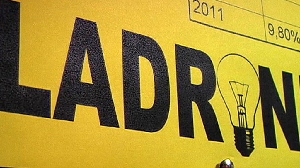 Cartel de 'ladrones'