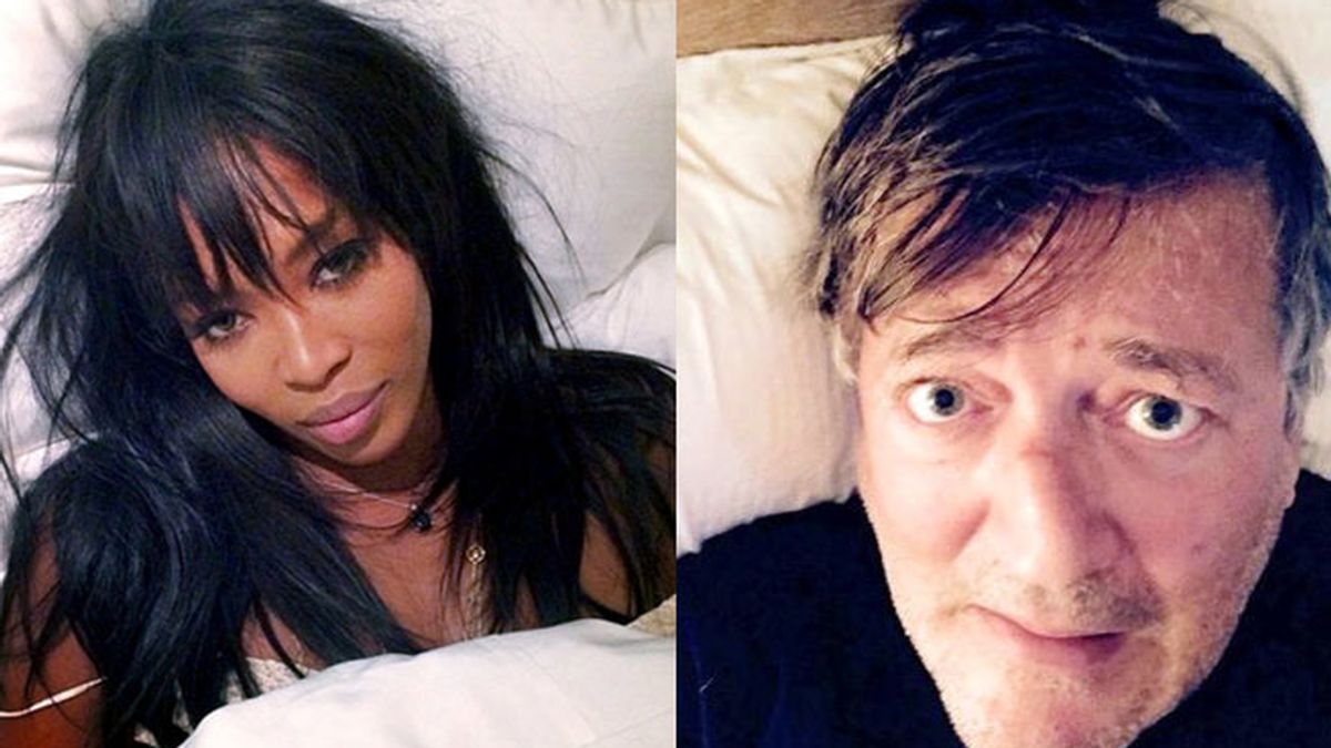 #WakeUpCall, los famosos se hacen un selfie recién despiertos por una buena causa