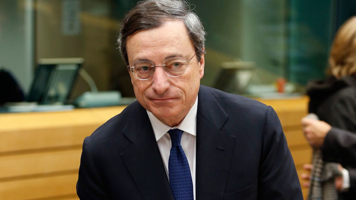 Marios Draghi, presidente del Banco Central Europeo