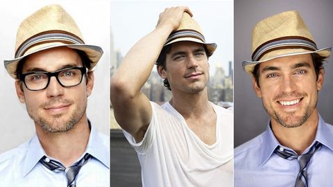 Empuje Tropezón Eliminar Matt Bomer, 'Ladrón de guante blanco', te muestra mil formas de ponerte un  sombrero