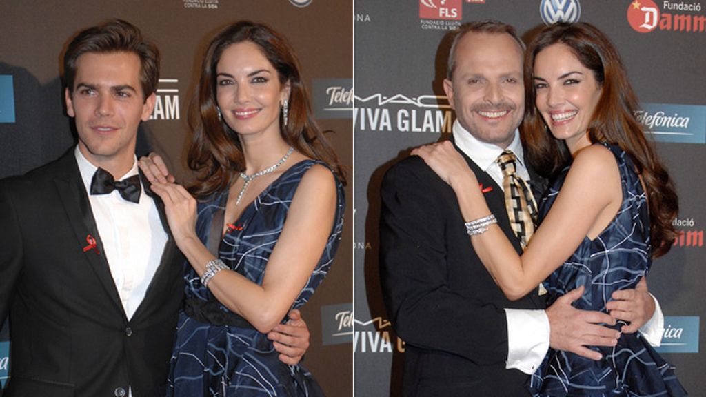 Eugenia, cariñosa con sus invitados