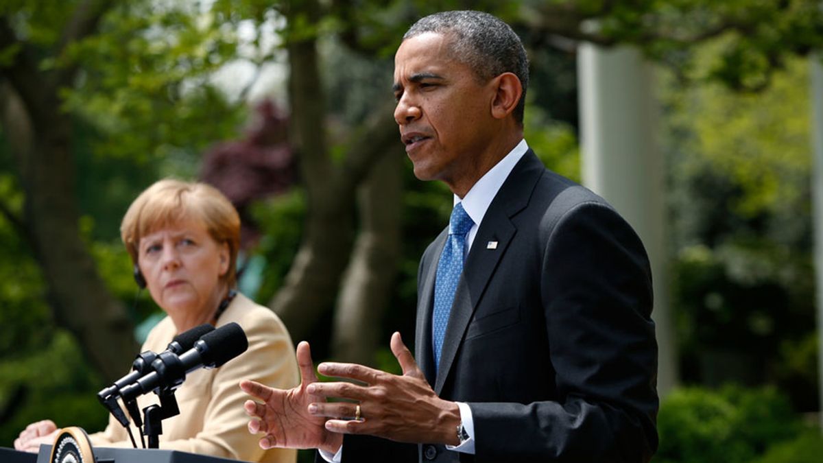 Obama y Merkel amenazan a Rusia con más sanciones por su postura sobre Ucrania