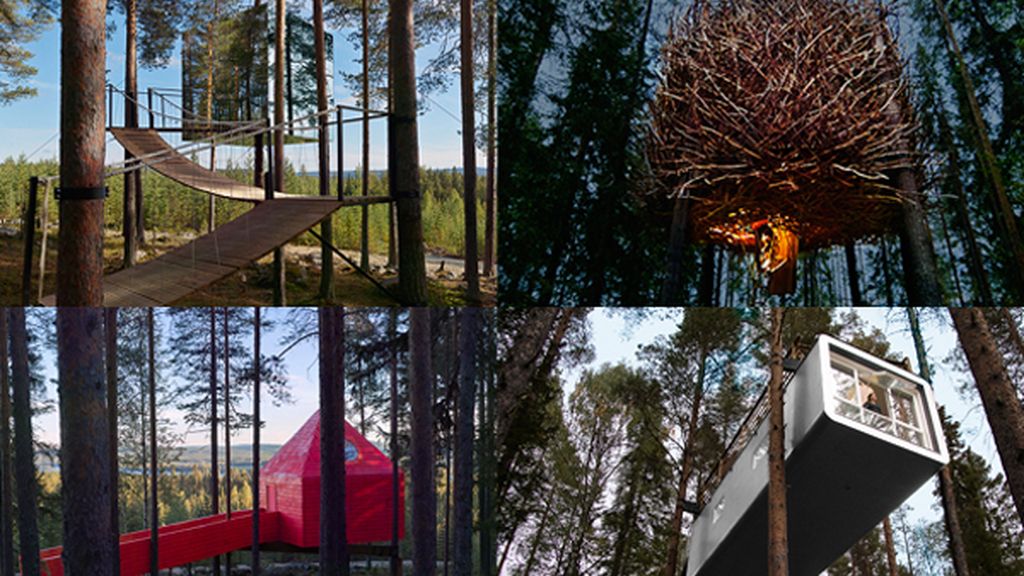 Tree hotel en Laponia, Suecia. Lujo arquitectónico en mitad de la naturaleza