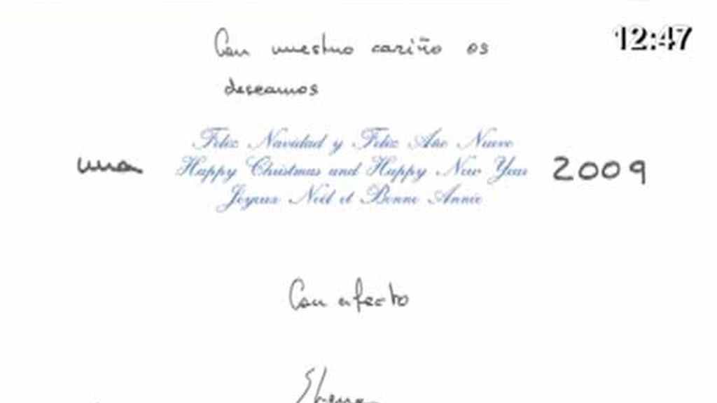 La familia Real nos felicita la Navidad