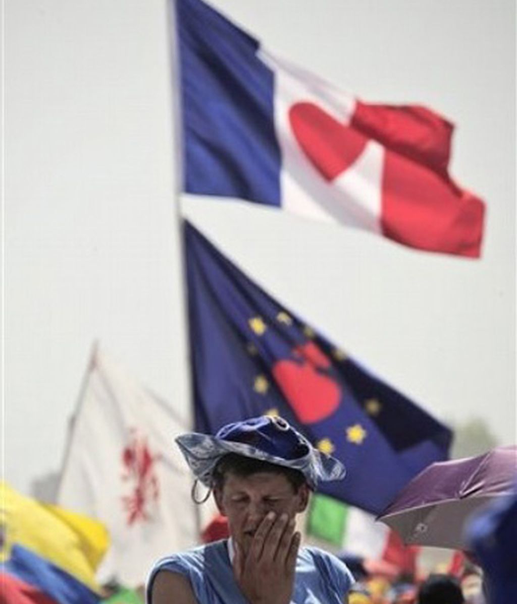 Esperando al Papa en Cuatro Vientos