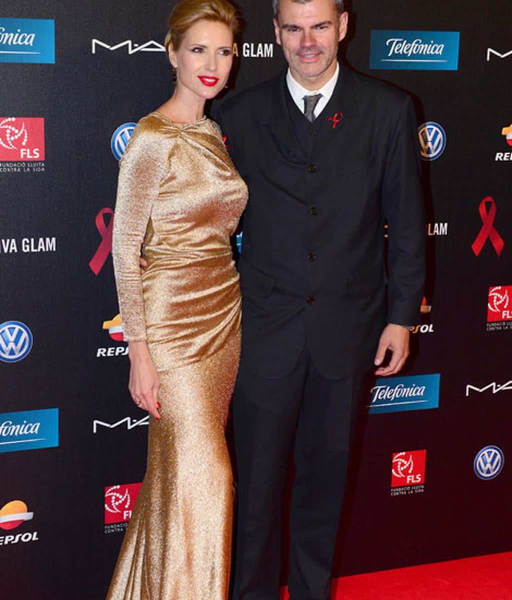 Judith Mascó acudió con su marido, Eduardo Vicente