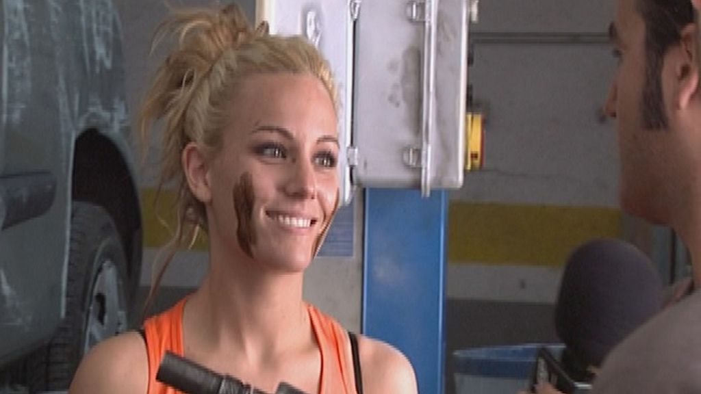 Edurne ha disfrutado con sus trabajos forzados