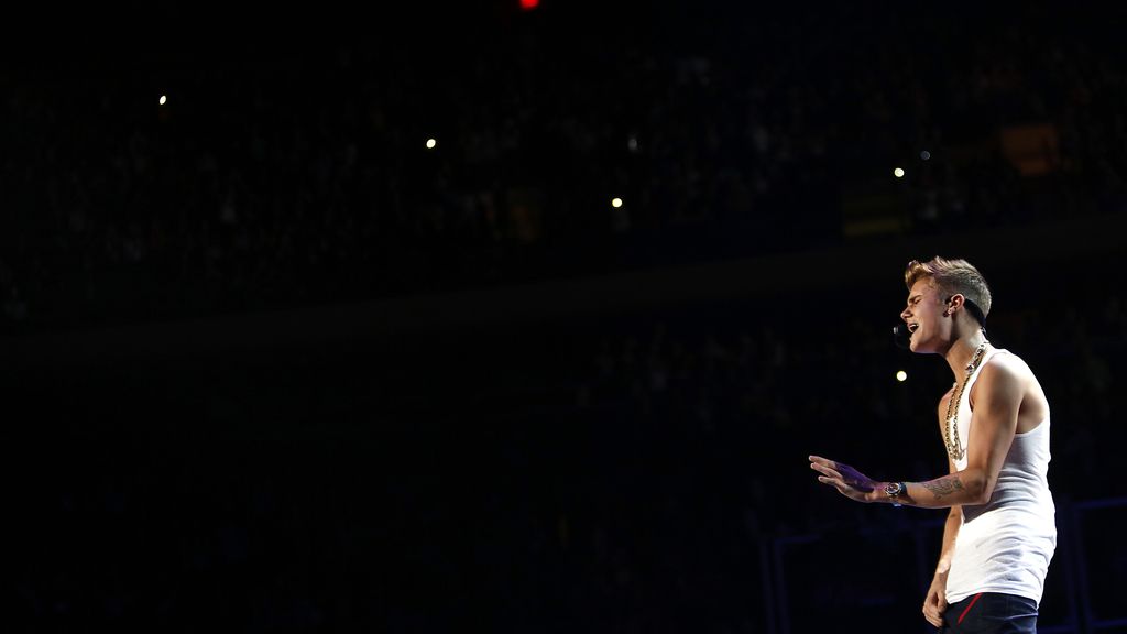 Justin Bieber actúa en el 'Jingle Ball'