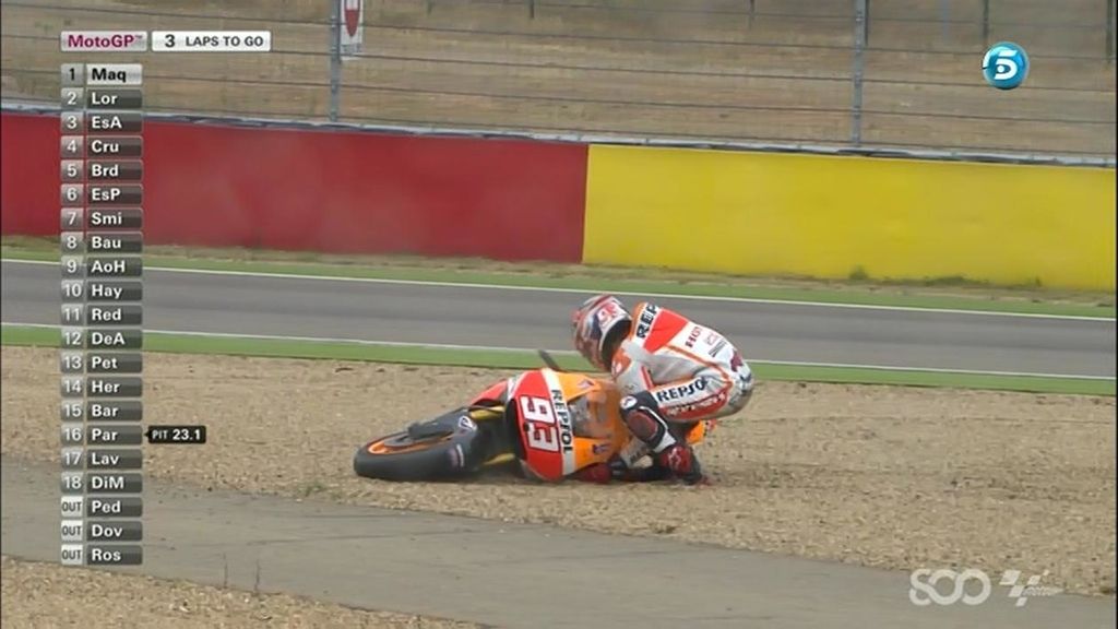 Rossi, Márquez, Pedrosa, Iannone... al suelo