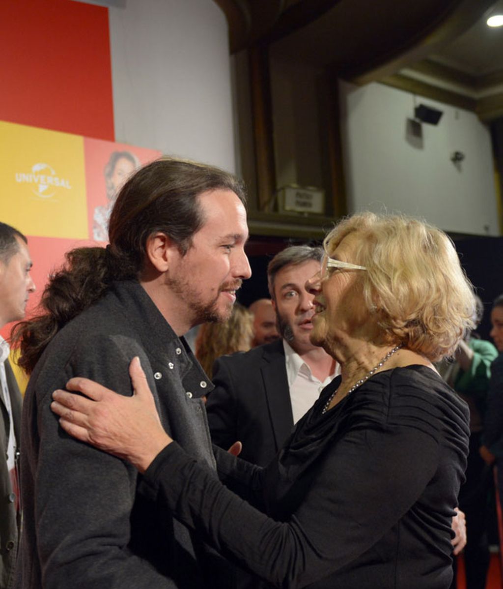 Pablo Iglesias, Carmena, Villacís... políticos en la premiere de 'Ocho apellidos catalanes'