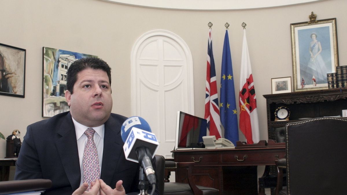 El ministro principal de Gibraltar, Fabian Picardo (EFE)