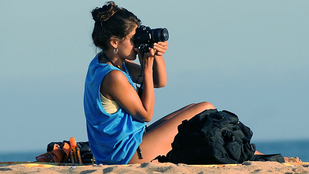Thaïs Blume con su novio en Cádiz