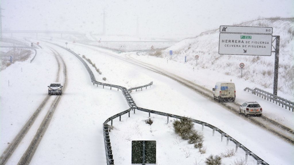 La autovía A-67 a su paso por Palencia