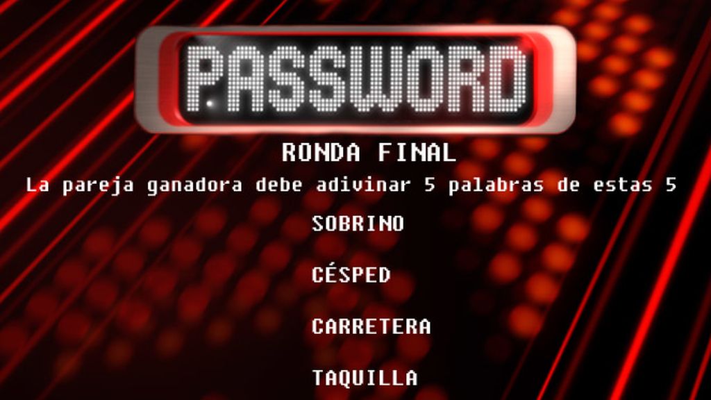 Juego de Password 1