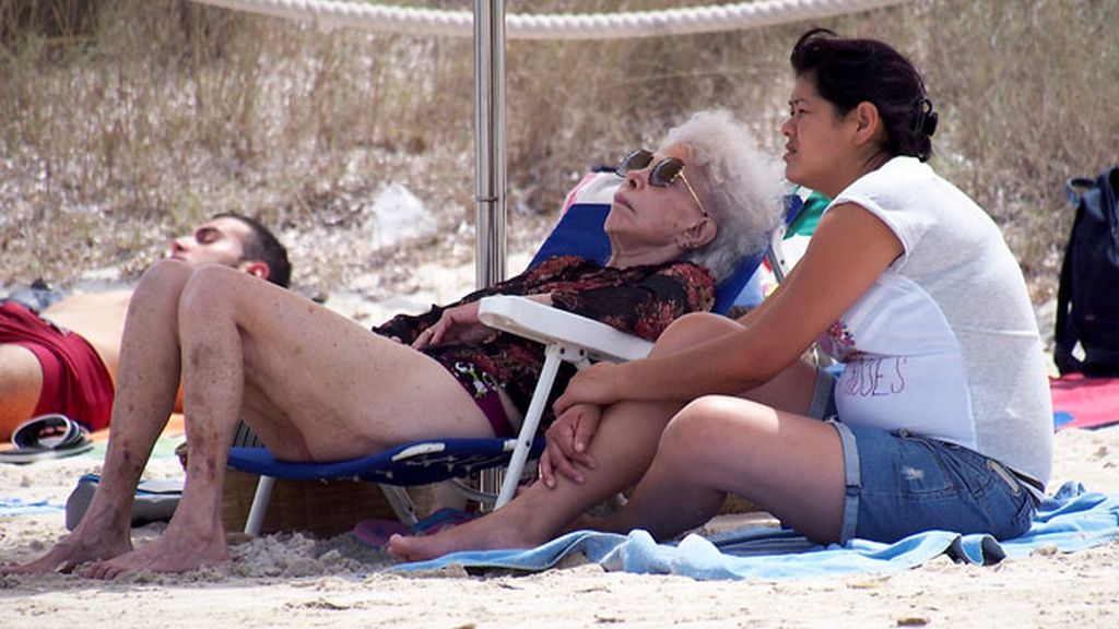 La duquesa se relaja en Formentera