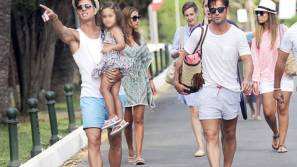 La familia de Bustamante están pasando unos días en Marbella