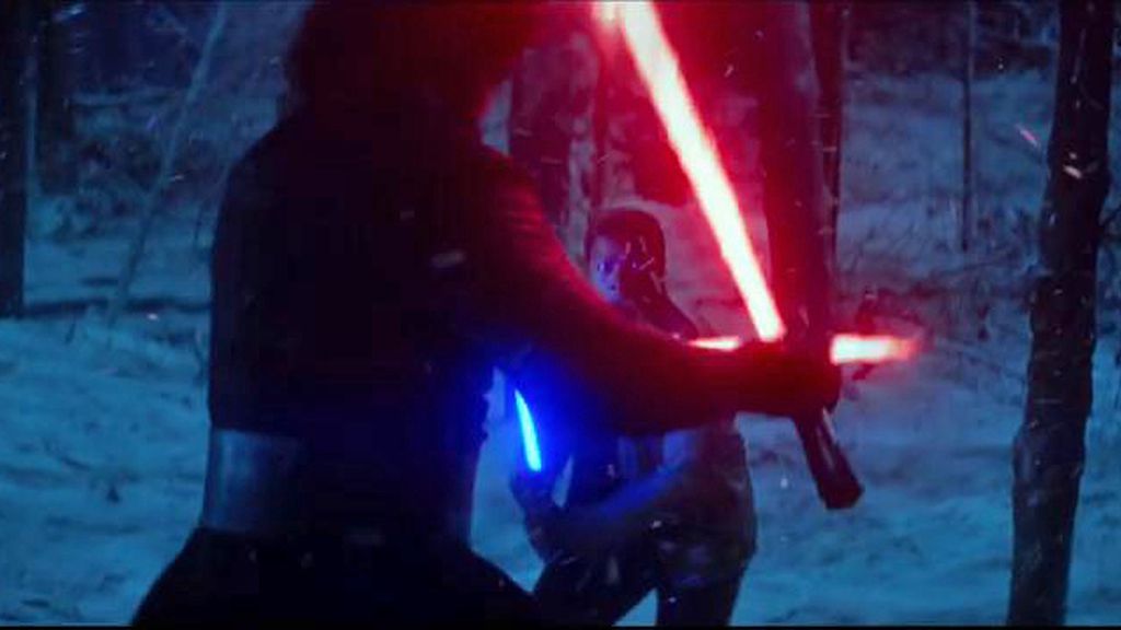 Star Wars trailer Finn contra Kylo Ren