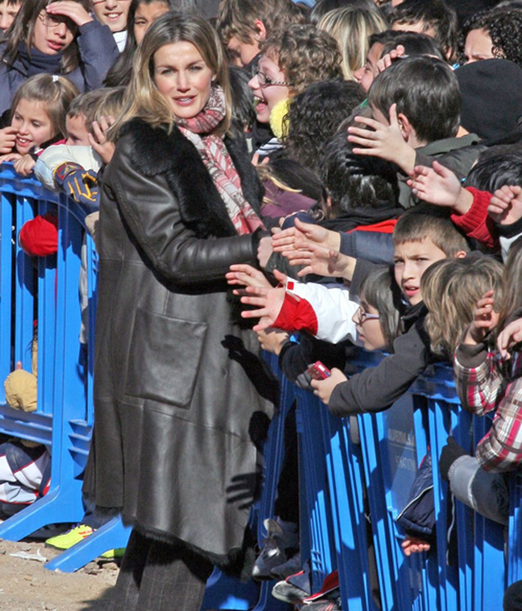 Doña Letizia, con pieles y sin tapujos