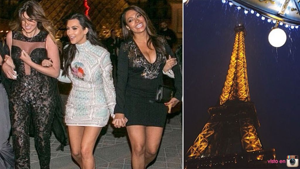 Así ha sido la despedida de soltera de Kardashian en París con su BFFs