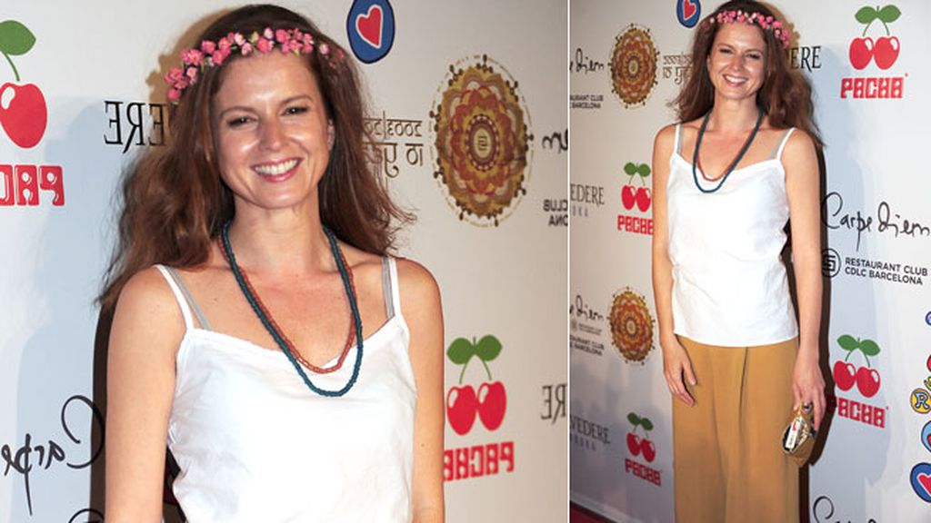 La actriz Marian Aguilera, auténticamente hippie