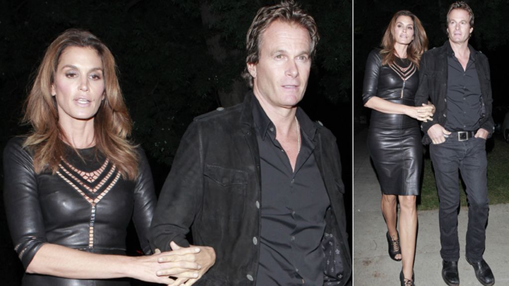 Cindy Crawford y Rande Gerber, los más discretos
