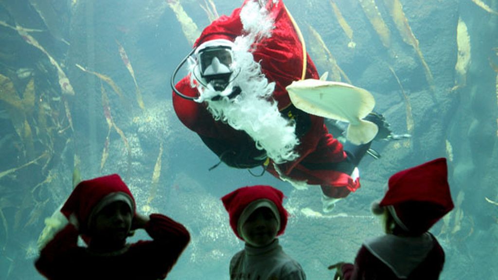 Papá Noel submarino
