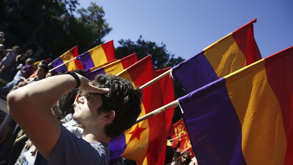 Manifestación por la Repúbica en Madrid