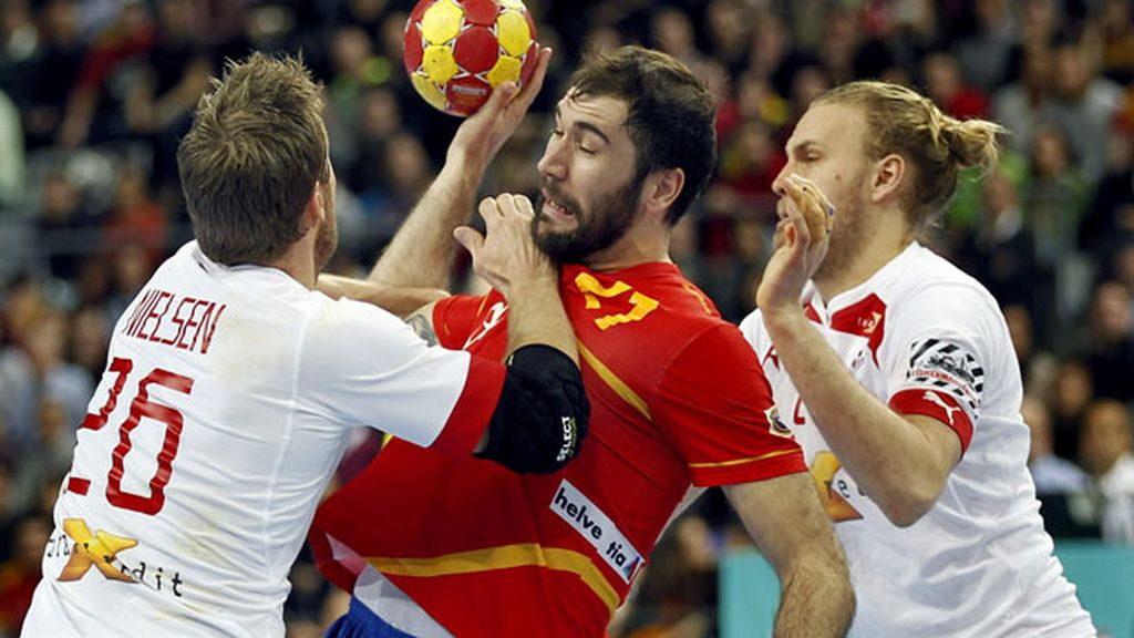 Final de balonmano España-Dinamarca