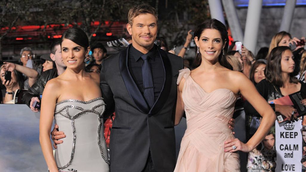 Nikki Reed, Kellan Lutz y Ashley Greene