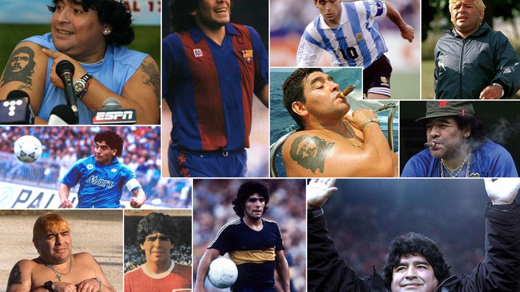 montaje maradona