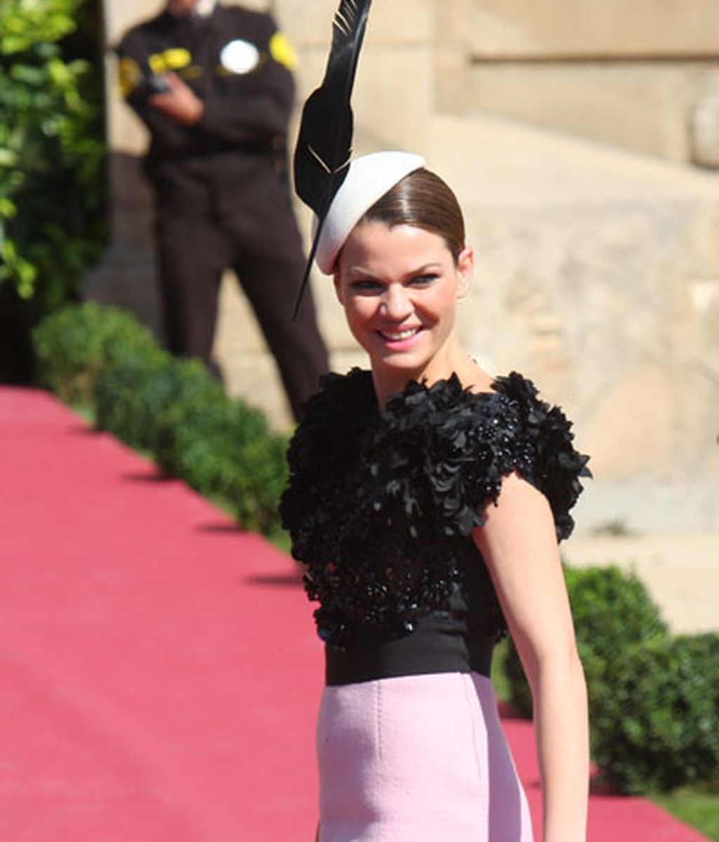 El tocado, protagonista de la boda de Rafa Medina y Laura Vecino