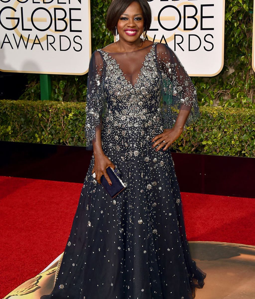 Viola Davis vestida de Marchesa