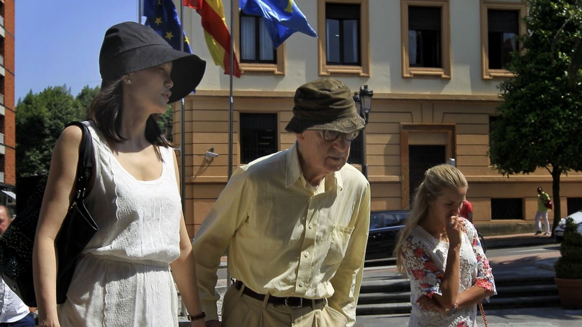 Woody Allen, de vacaciones en Oviedo