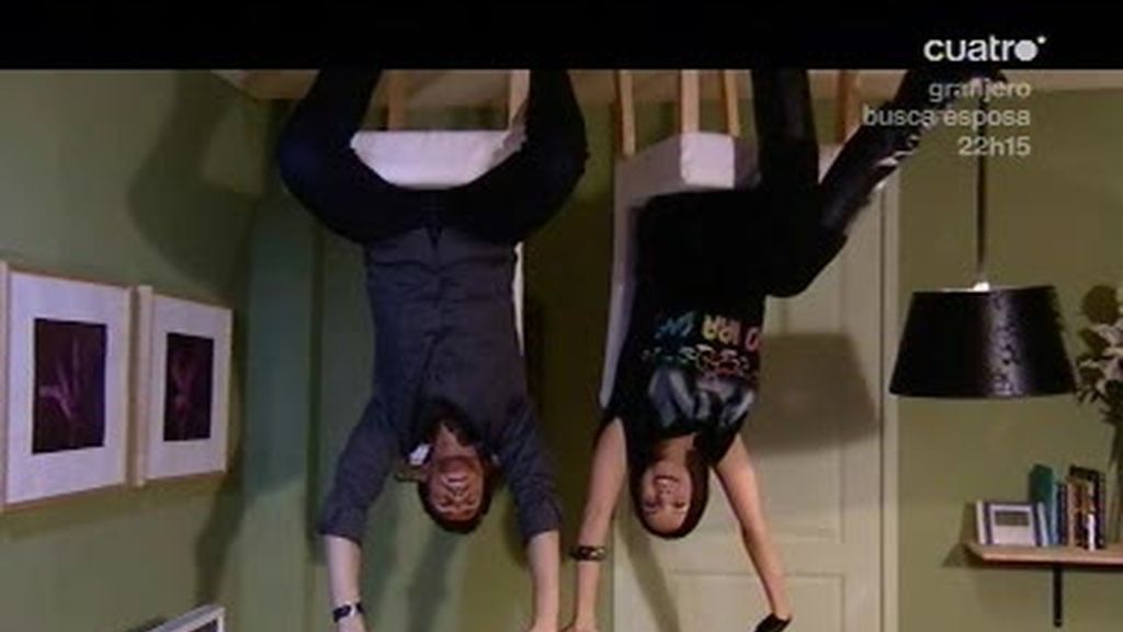 Pablo Motos le enseña su casa a Chenoa, donde está todo al revés